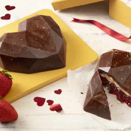 Coração Recheado para Dia das Mães