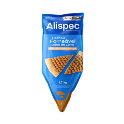 Recheio Forneável Doce de Leite Alispec 1,01kg