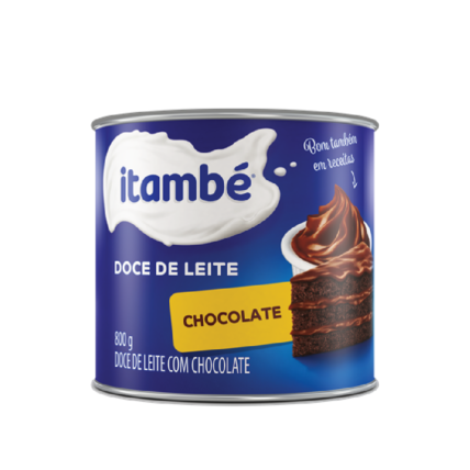 Doce de Leite com Chocolate Itambé 800 g – Pronto para Uso | Chocolândia