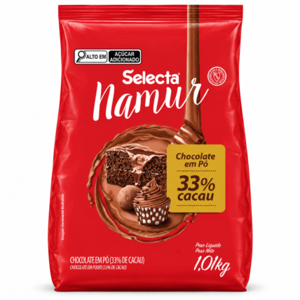 Chocolate em Pó 33% Cacau Selecta 1,01kg para Confeitaria Chocolandia