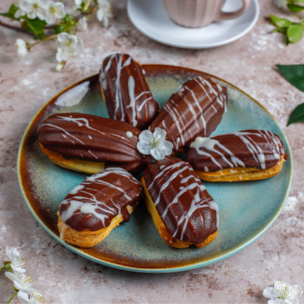  Carolinas, Eclair e Cookies Recheados