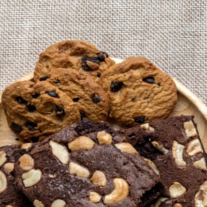 Brownie, Cookies e Petit Gateau