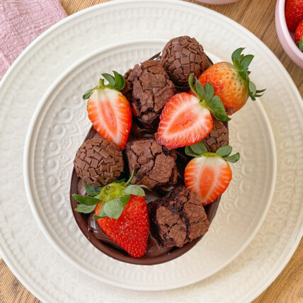 Ovos de Páscoa de Colher e no pote 