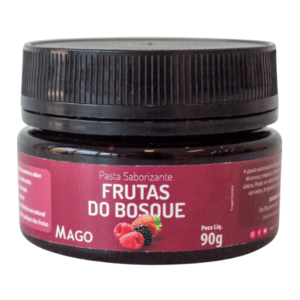 Pasta Sabor Frutas do Bosque 90g Mago para Confeitaria Chocolandia