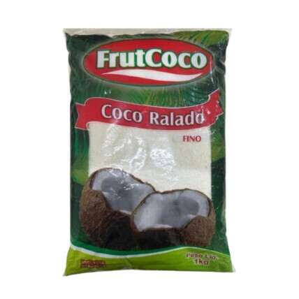 Coco Ralado Fino Frutcoco 1 kg – Ingrediente Premium para Confeitaria | Chocolândia