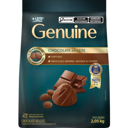 Chocolate Ao Leite em Gotas Genuine 2,05kg
