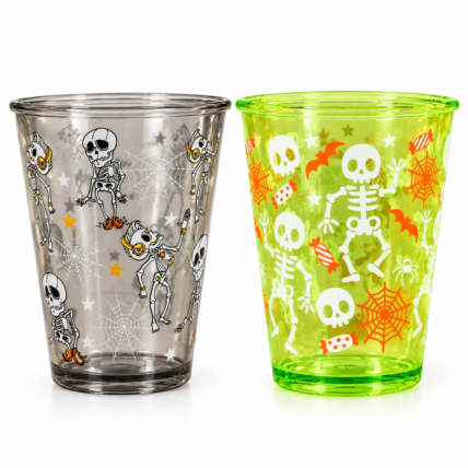 Copo Plástico Halloween Sortido 350ml Cromus 1un Chocolandia