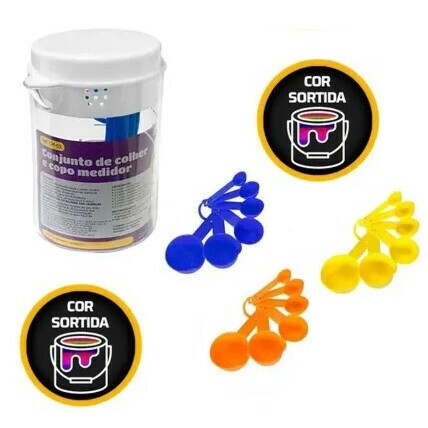 Colheres/copo Med Western 7pcs 
