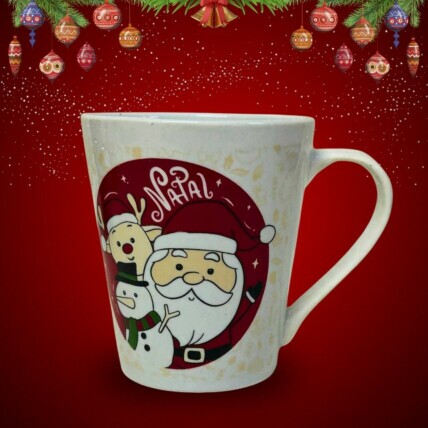 Caneca Bmb Natal 300mL Tulipa Estampa Frontal