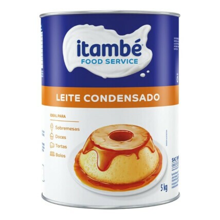 Leite Condensado Itambé Lata 5kg – Food Service – Chocolândia