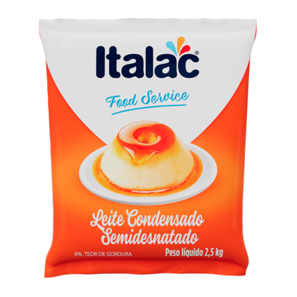 Leite Condensado Semidesnatado Italac Bag 2,5kg