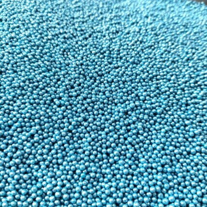 Confeito de Açúcar Mini Pérolas Azul Abelha Confeiteira 60g