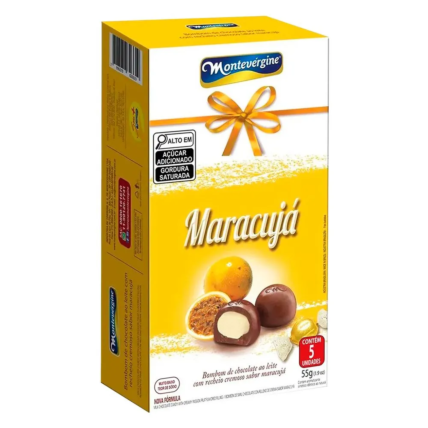Bombom Recheado Maracujá Montevergine 55g