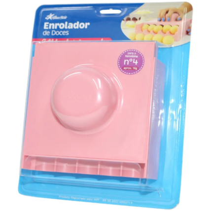 Enrolador de Doces Rosa Bebê Bluestar Nº4-16g