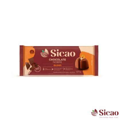 Chocolate em Barra Blend Nobre Sicao 1,01kg para Confeitaria e Sobremesas – Chocolândia