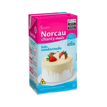 Chanty Mais Leite Condensado Norcau 1 L – Chantilly Profissional | Chocolândia