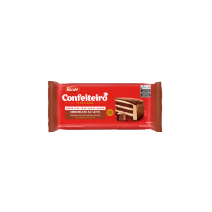 Cobertura Barra Confeiteiro Chocolate Ao Leite 500g