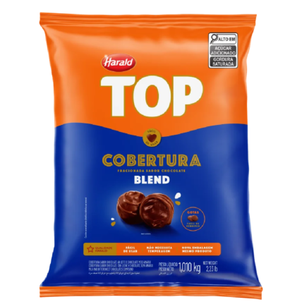 Cobertura Fracionada em Gotas Blend Top Harald 1,01kg