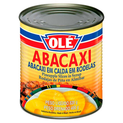 Abacaxi em Calda Lata Olé 400g