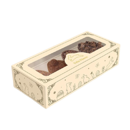 Caixa Gaveta Ideia para 4 Ovos de Páscoa 50g Páscoa Encantos 10 Unidades Chocolândia