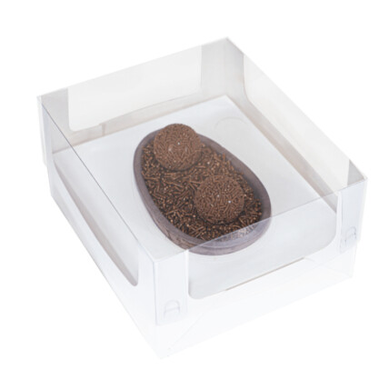 Caixa Classic Alta Ideia Branca para Ovo de Páscoa 250g a 350g Chocolândia