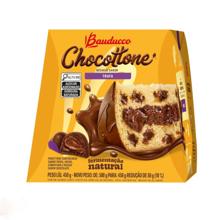 Chocottone Maxxi Bauducco Trufa de Chocolate 450g