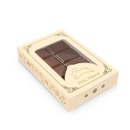 Caixa para Tablete Grande Páscoa Luz Ideia 10 Unidades Chocolandia