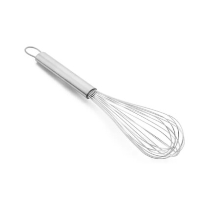 Batedor Fouet Hercules 30cm Reforçado em Aço Inox para Confeitaria Profissional Chocolandia