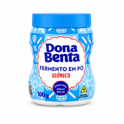 Fermento Químico em Pó Dona Benta Tradicional 100g Chocolandia