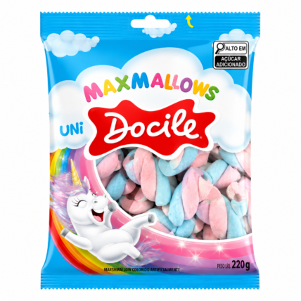 Maxmallows Recheado Unicórnio Docile 220g