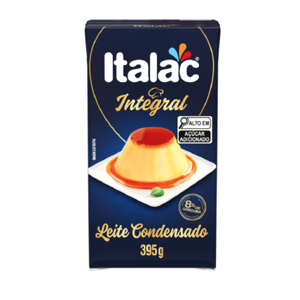 Leite Condensado Integral Italac 395g Cremoso para Sobremesas Chocolandia