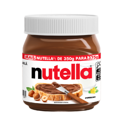 Creme de Avelã Nutella com Cacau Ferrero 375g Original | Chocolandia