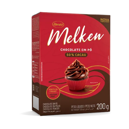 Chocolate em Pó 50% Melken 200g