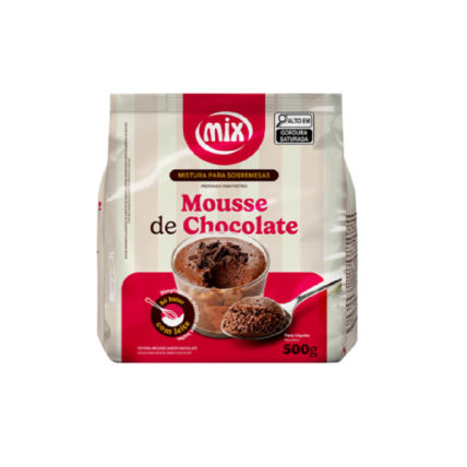 Chocolate Po para Mousse Mix 500g