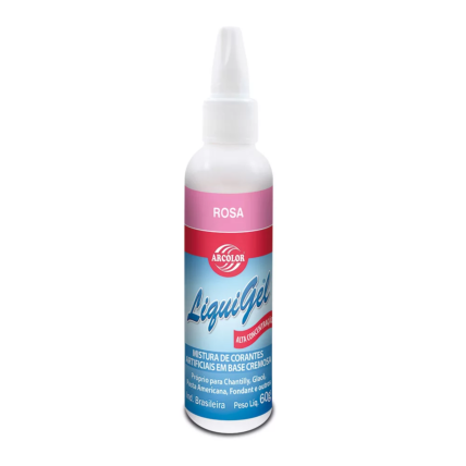 Corante Liquigel Rosa Arcolor 60g