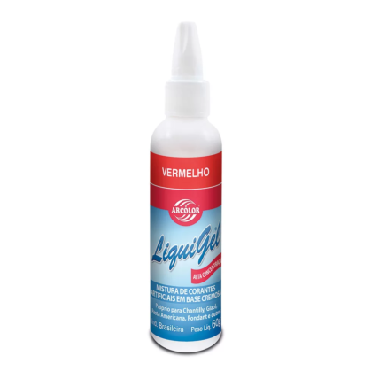 Corante Liquigel Arcolor Vermelo 60g