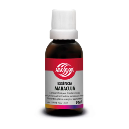 Essência de Maracujá Arcolor 30ml para Bolos, Doces e Confeitaria Chocolandia