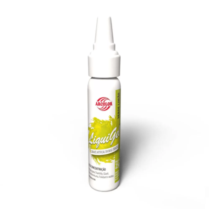 Corante Liquigel Verde Limão Arcolor 25g para Chantilly, Pasta Americana e Glacê | Chocolandia