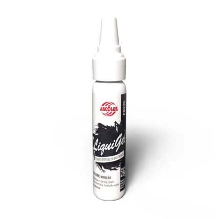 Corante Liquigel Preto Arcolor 25g para Chantilly, Pasta Americana e Glacê | Chocolandia