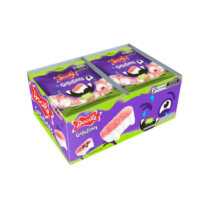 Bala de Gelatina Mini Dentes de Vampiro Docile 12x15g Chocolandia