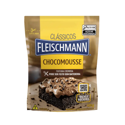 Mistura para Bolo Chocomousse Fleischmann 400g Chocolandia