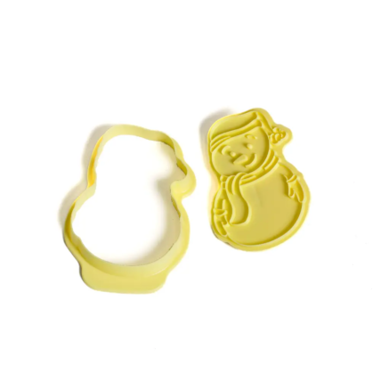 Cort Carimbo Bluestar 2pcs Boneco de Neve Chocolandia 