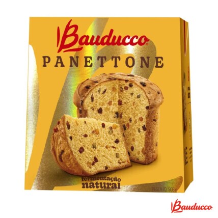 Panettone Bauducco 908g – Massa Fofinha, Sabor Tradicional e Qualidade Incomparável | Chocolândia