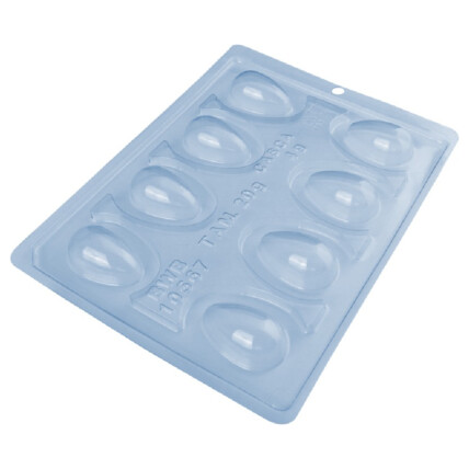 Forma de Acetato com Silicone para Ovo de Páscoa Liso 20g BWB Chocolandia
