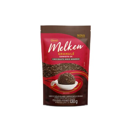 Granulé Chocolate Meio Amargo Melken Harald 130g