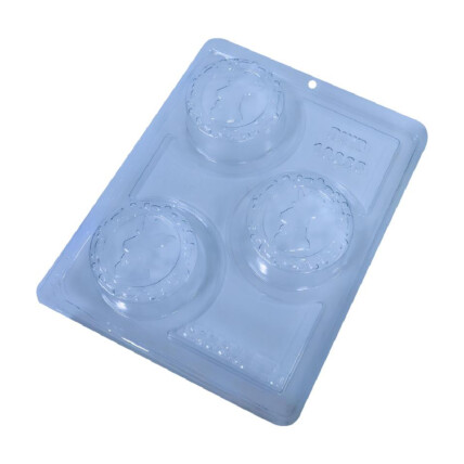 Forma de Acetato com Silicone para Pão de Mel Clássico do Coelho BWB Chocolandia