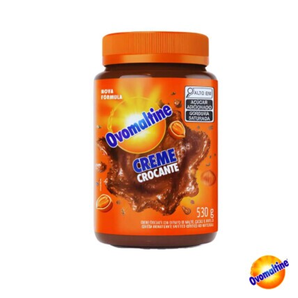 Creme Crocante Ovomaltine 530g Sabor Intenso e Textura Crocante Chocolandia