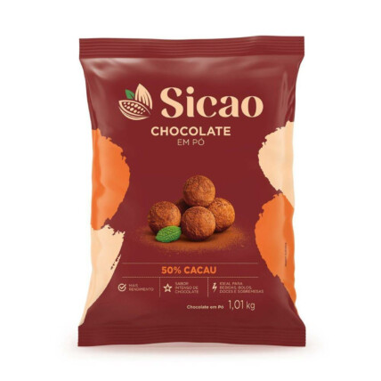 Chocolate Pó 50% Sicao 1,01kg