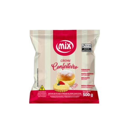 Creme Confeiteiro Mix 1kg para Recheios e Sobremesas Profissionais Chocolandia