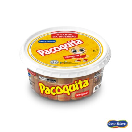 Paçoquita Rolha Santa Helena 1,17kg com Paçoca Tradicional Chocolândia